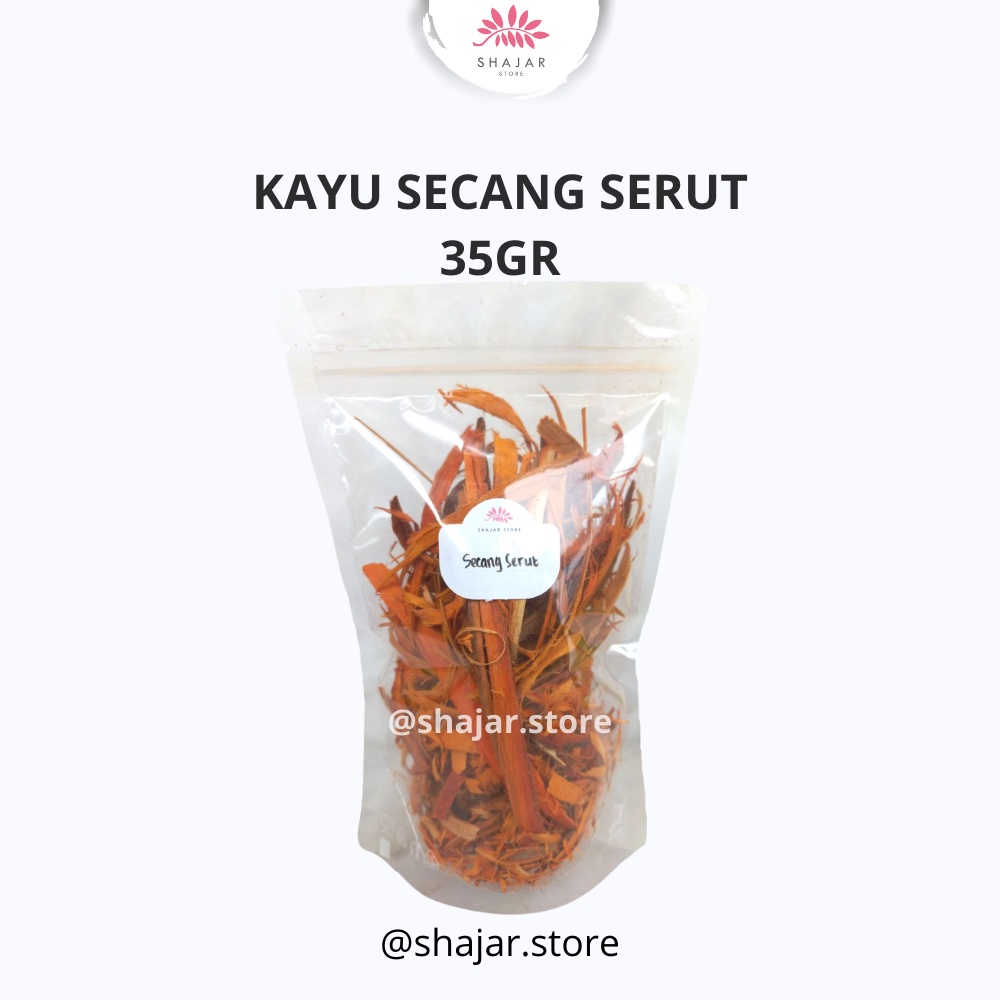 

KAYU SECANG SERUT 35gr / SAPPANWOOD / BAHAN JSR LOKAL