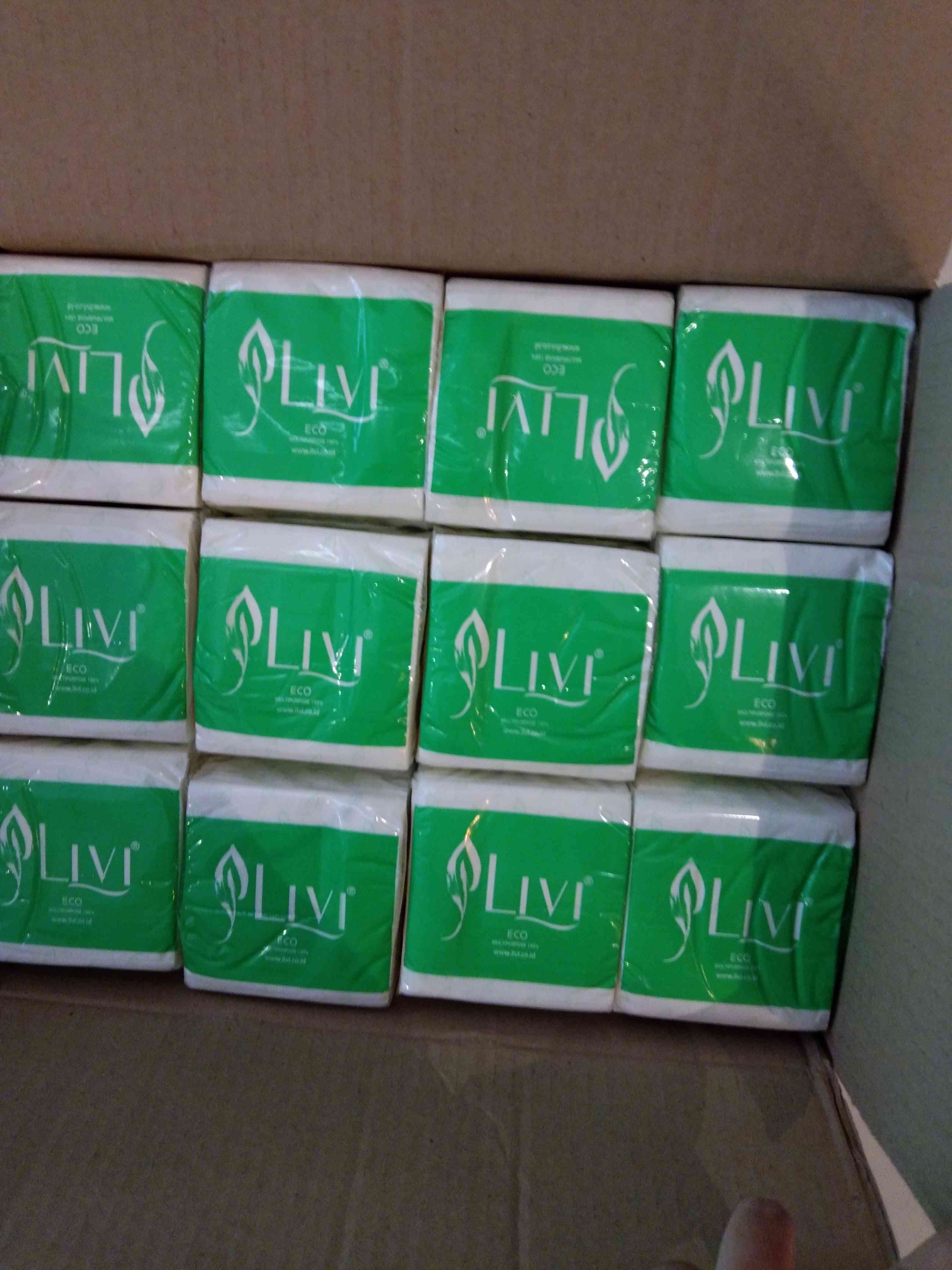 Tissue Livi Pop Up Multipurpose - ( 1 Dus 60 Pack )