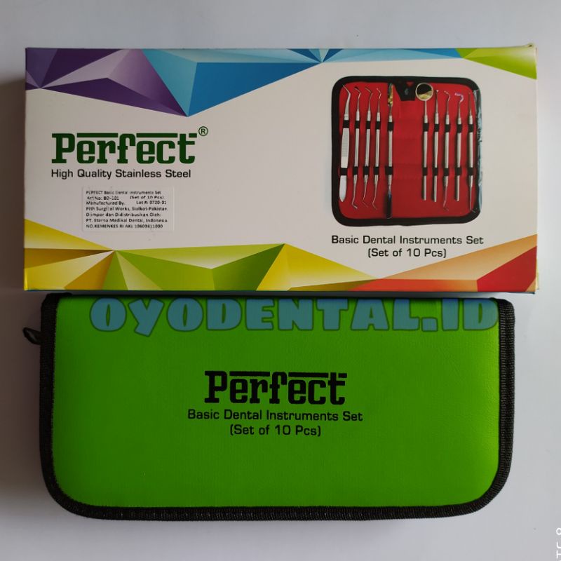 LAKU Dental instrument instrumen kit / diagnostic set / instrument dasar / student kit schezher