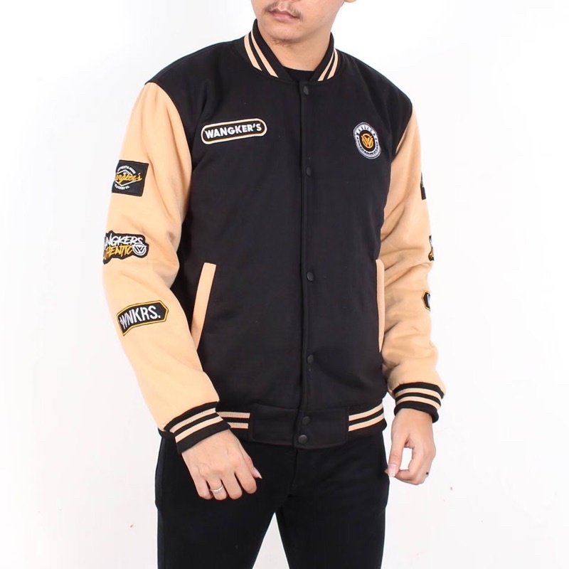 JACKET VARSITY FLEECE FULL BORDIR