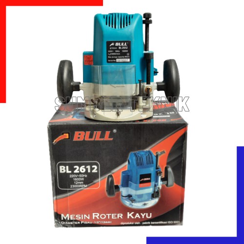 MESIN ROUTER KAYU BULL BL2612 12MM