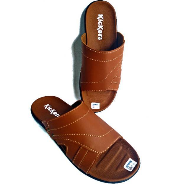  SANDAL  PRIA  KICKERS  SLIDE COKLAT MOCA CASUAL TRENDY 
