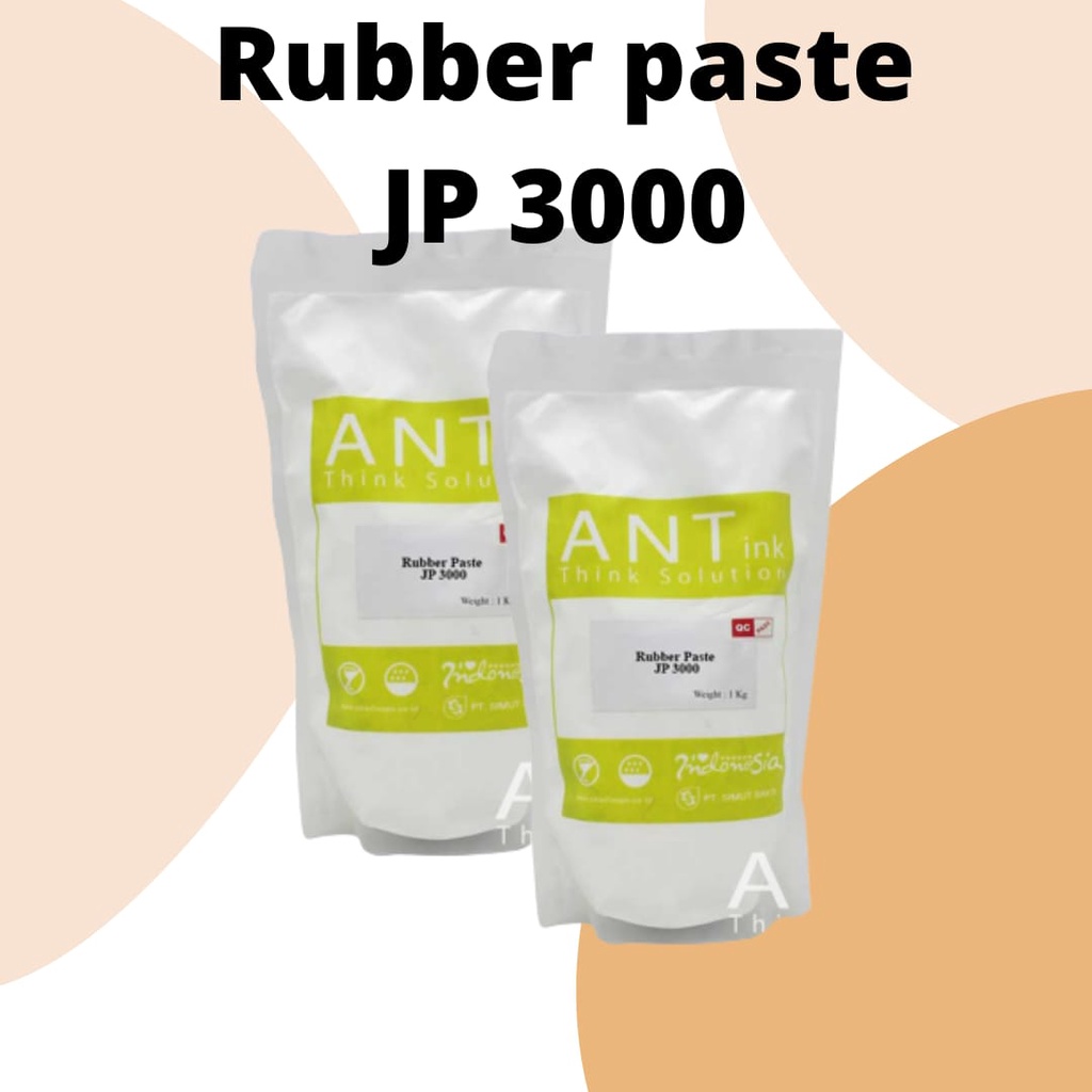 TINTA SABLON ANT RUBBER PASTE JP 3000 Tinta berbahan dasar Air