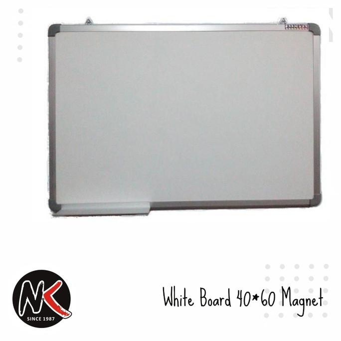 

Papan Tulis White Board Magnet Gantung Sakana 40x60 cm
