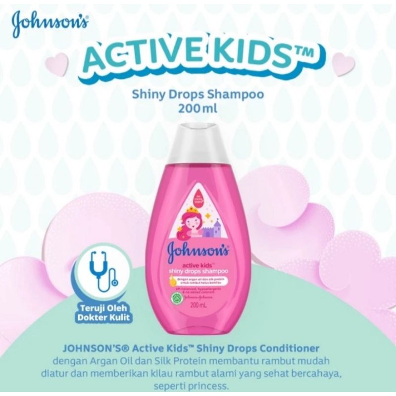 Johnson's Active Kids Shampoo - Shampoo Anak-Anak - Sampo Anak