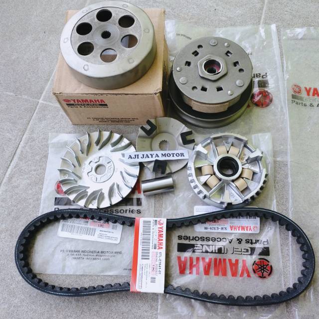 Jual Paketan Pully Assy Cvt Komplit Mio Sporty Mio Smile Mio Soul Fino