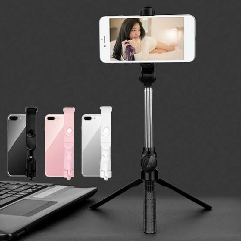 Tripod Selfie Stick 360• With Bluetooth Remote XT-10