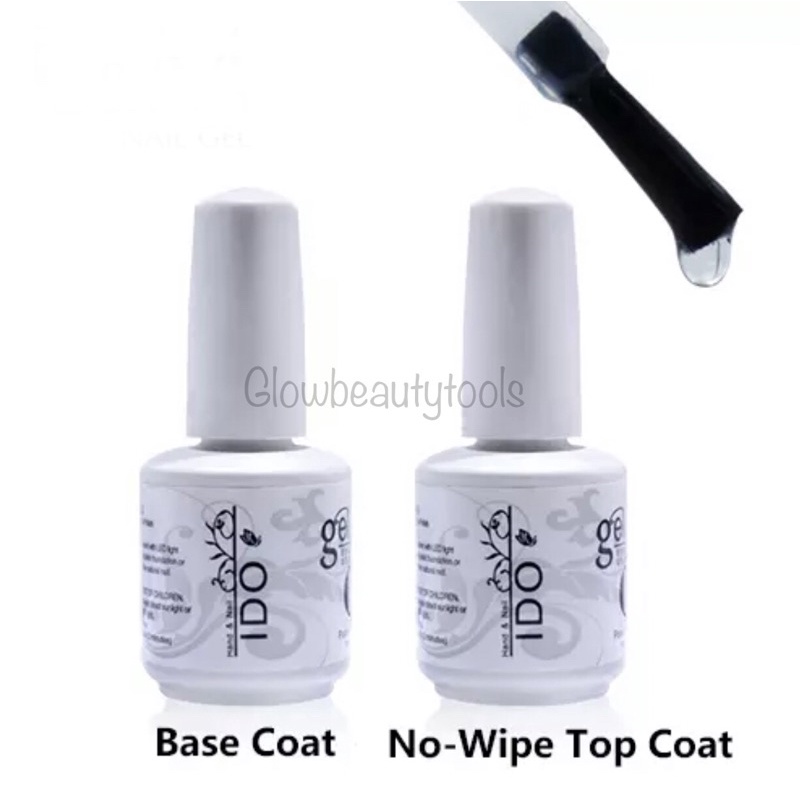 GELISH IDO Base Coat - Top Coat Glossy 15ml Nail Polish Gel