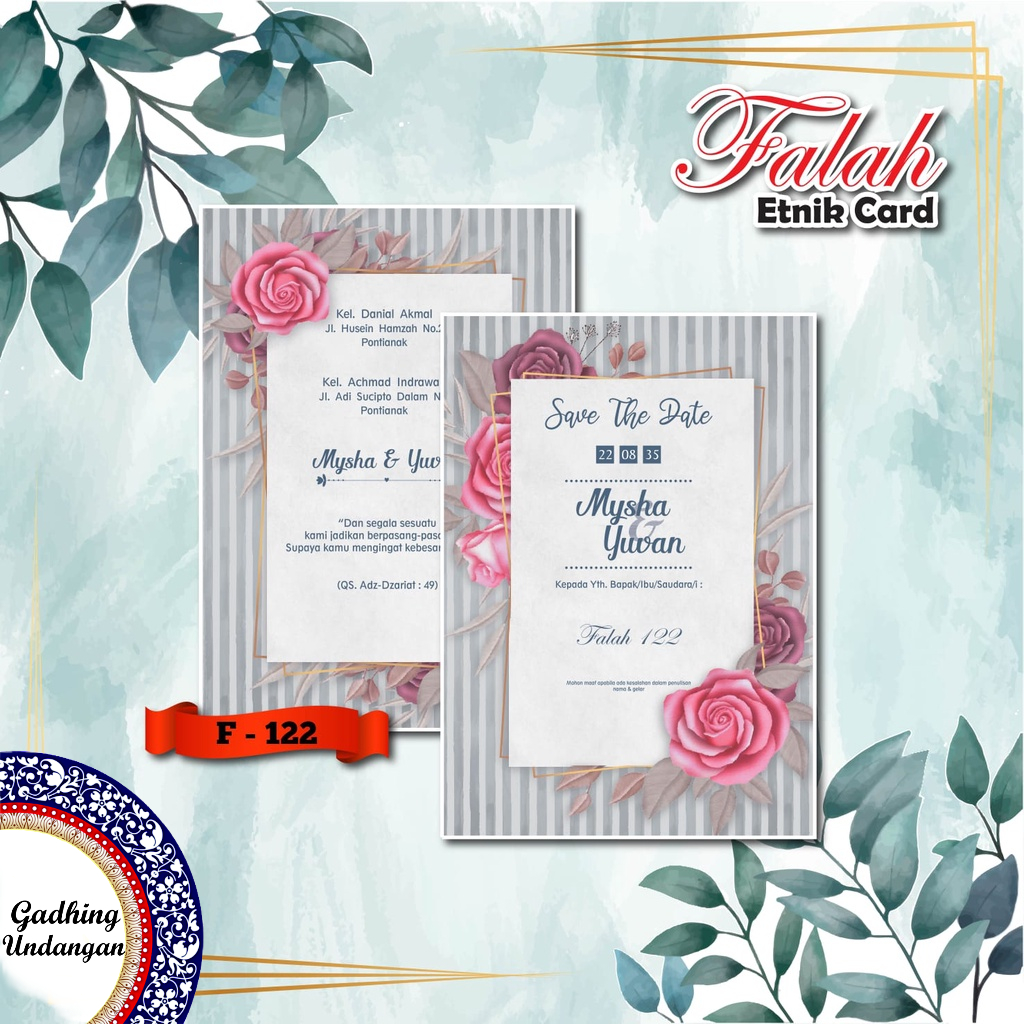 Blangko Undangan Falah 122 Harga Murah