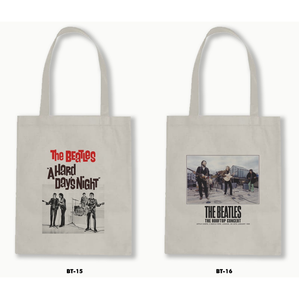 TOTE BAG RESLETING - THE BEATLES 01