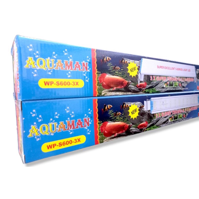 PROMO MURAH LAMPU AQUASCAPE LED AQUARIUM LAMP AQUAMAN WP S 600 3X