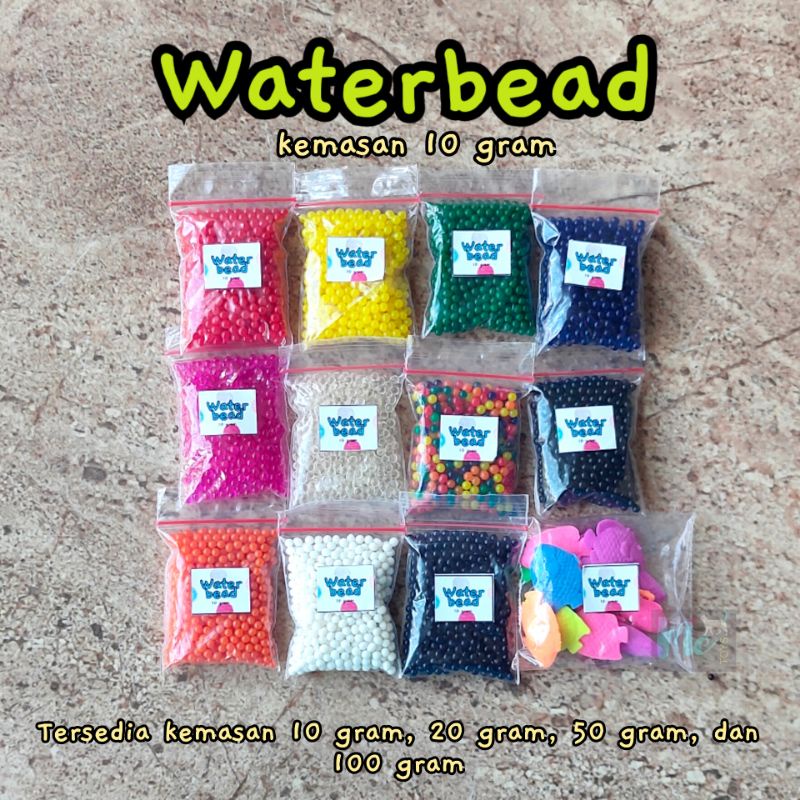 Water bead / Waterbead / waterbeads / water beads per warna (10gram)