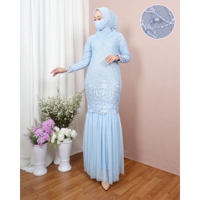 KEBAYA GAMIS DUYUNG TUTU - KEBAYA PESTA - BAJU KONDANGAN BY NK