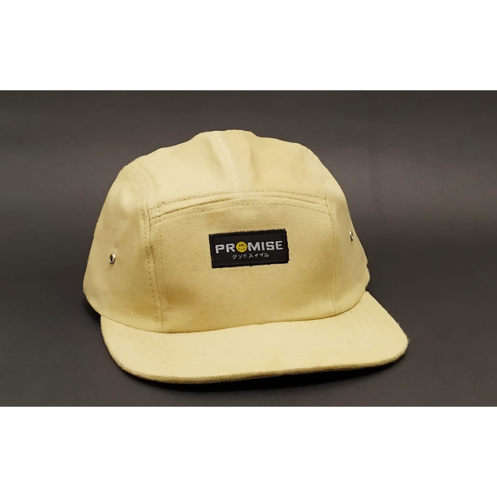 [COD]Topi Snapback Bordir Promise Lima Panel New Model/Topi Distro Pria/Topi Keren