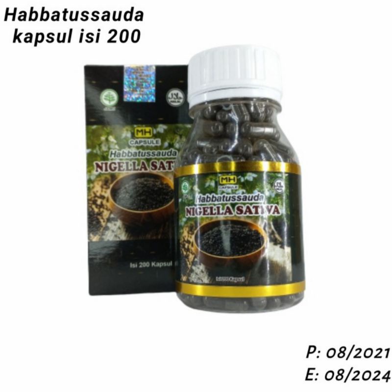 habbatussauda jinten hitam kapsul 200