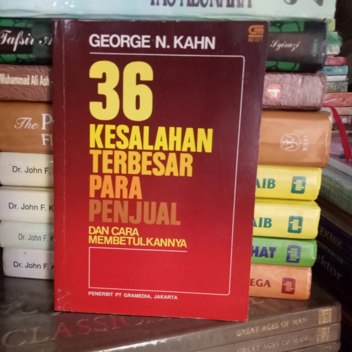 ORI BUKU 36 KESALAHAN TERBESAR PARA PENJUAL DAN CARA MEMBETULKANNYA
