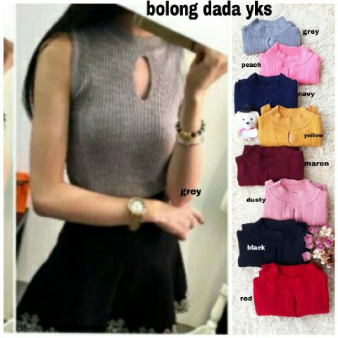 Baju rajut yukensi wanita / baju wanita rajut pendek / baju cewek rajut yukensi COD Kedai_Baju