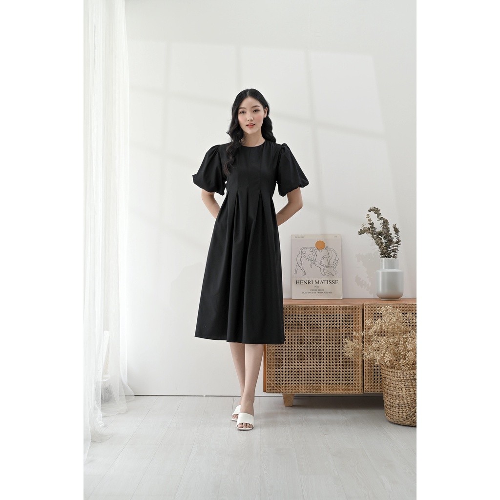 Ariane Odette Dress Black