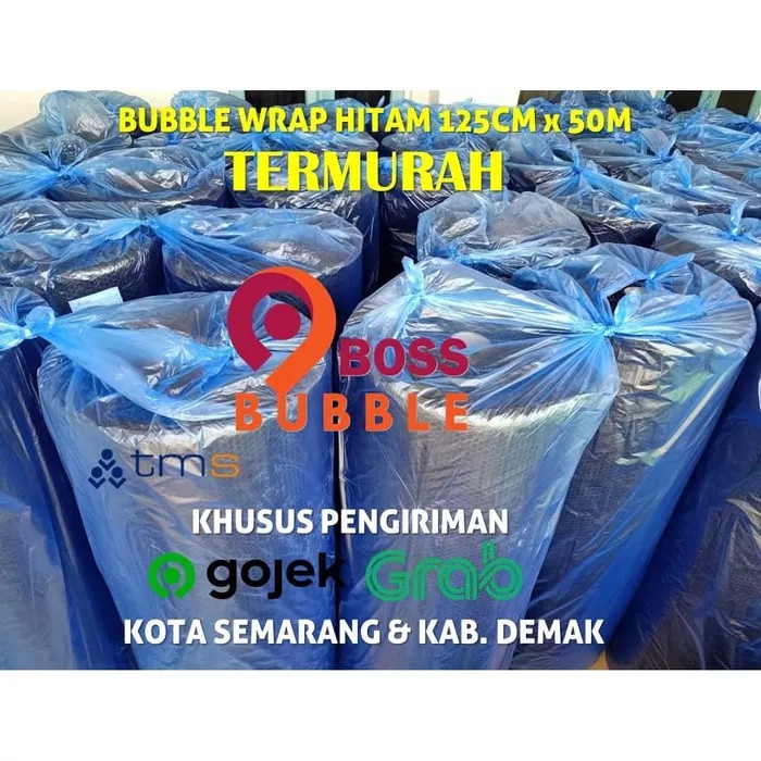 

Bubble Wrap SEMARANG Hitam 125cm x 50m [BEST QUALITY] - Hitam