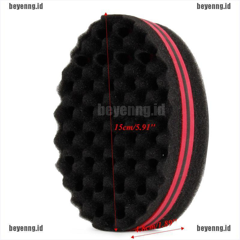 Bey Sisir Spons Warna Hitam Untuk Rambut Gimbal / Keriting Afro