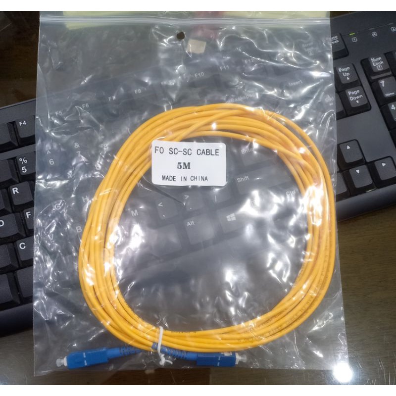 kabel fiber optic sc 5m lc to lc