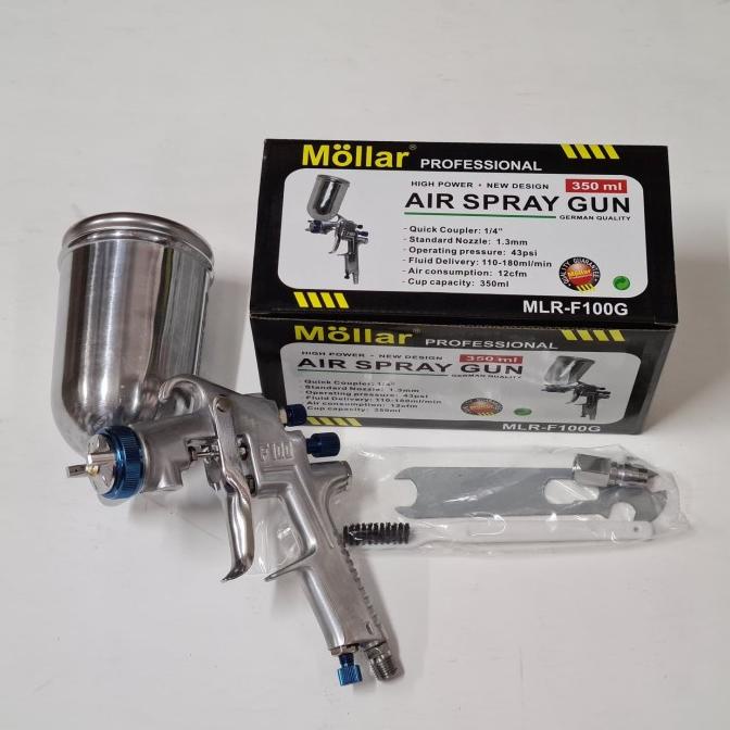 SPRAY GUN F100 Tabung Atas 350mm Merk MOLLAR