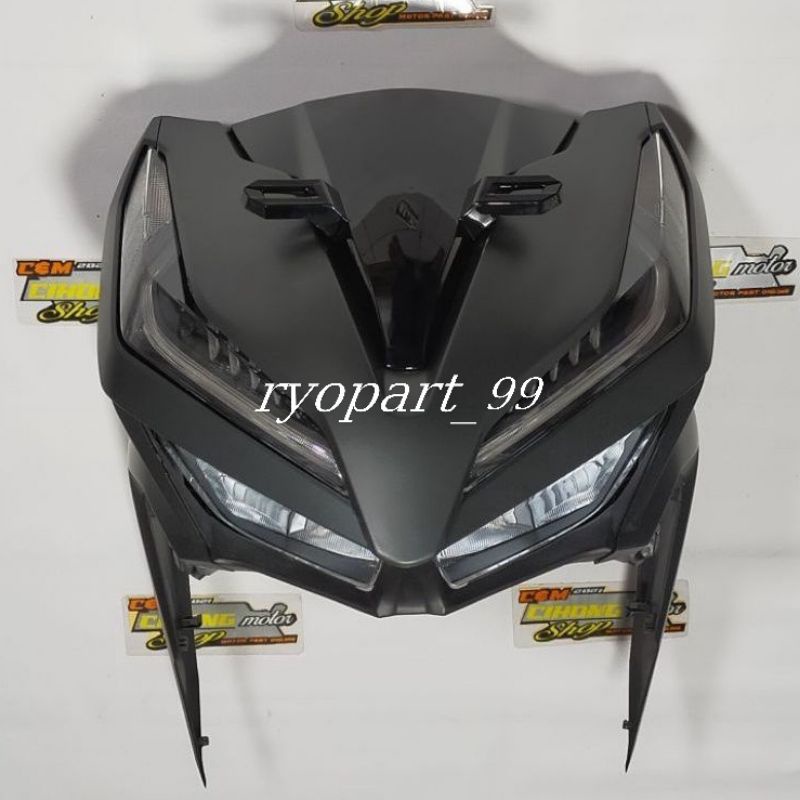 full paketan body depan tameng reflektor depan all new vario 125 150 new 2018 k59j matbrown