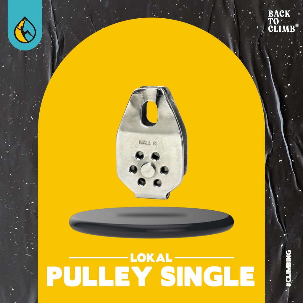 Pulley or katrol single fix