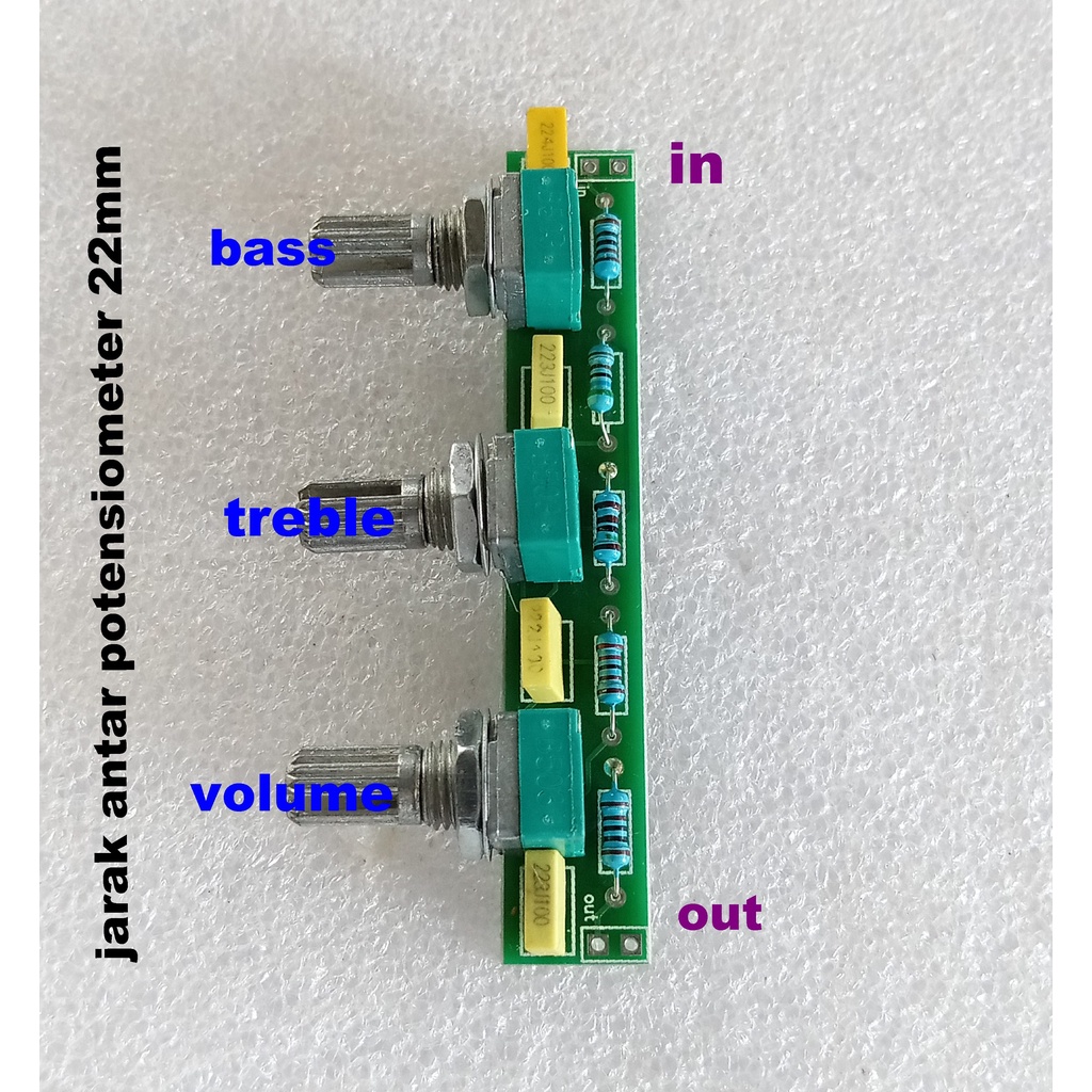 Mono Pasif Tone control