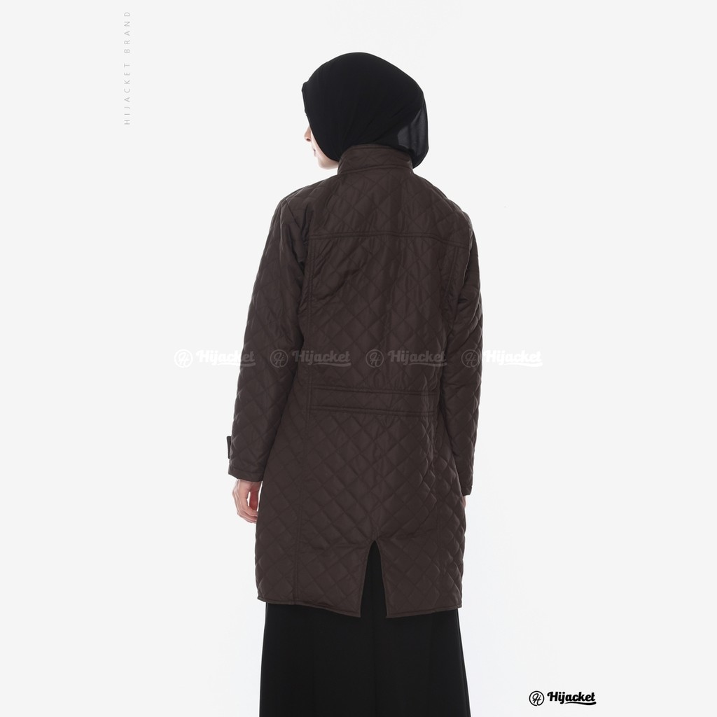 HIJACKET® ORIGINAL BELVA Brown JAKET WANITA JAKET MUSLIMAH HIJABER PERTAMA DI INDONESIA-3