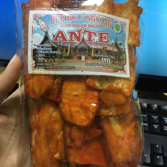 Keripik Singkong Balado Ante