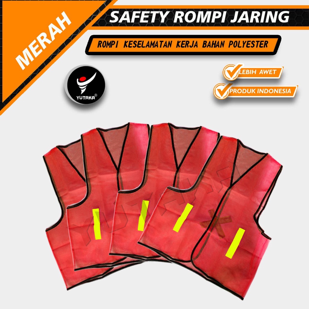 ROMPI JARING _ROMPI SAFETY warna merah