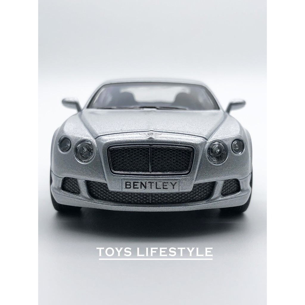 Kinsmart Diecast - 2012 Bentley Continental GT Speed (Silver)