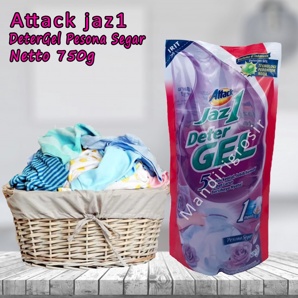 Jaz 1 * Attack * Deter gel * Pesona segar * 750gr