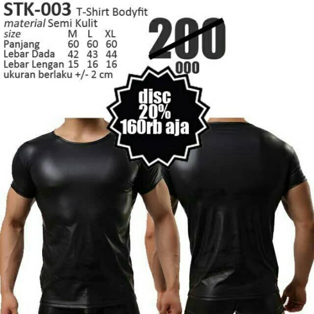 Kaos sport fitness bodyfit semi kulit