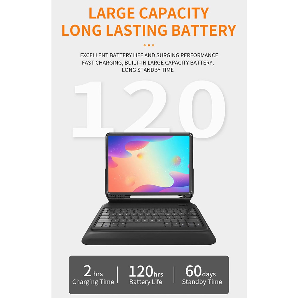 WIWU Smart Keyboard Folio Case with Keyboard - iPad 10.2 10.5 (2019) - Casing dan Bluetooth Keyboard