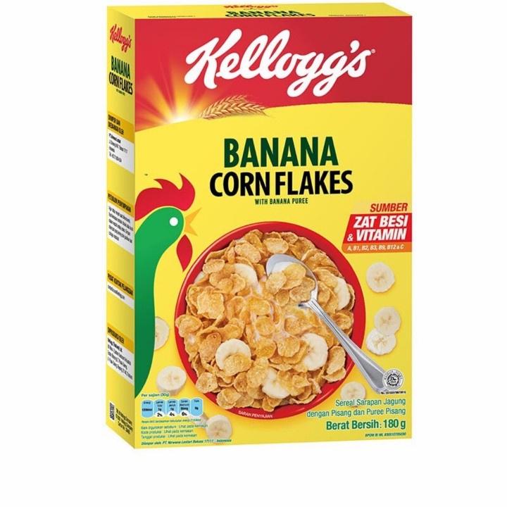 

KELLOG'S BANANA CORNFLAKES 180GR