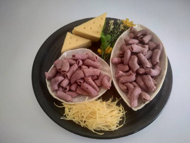 

Piscoklegit_ Elfath Makaroni Keju Makanan Ringan Rasa Keju Ubi Ungu