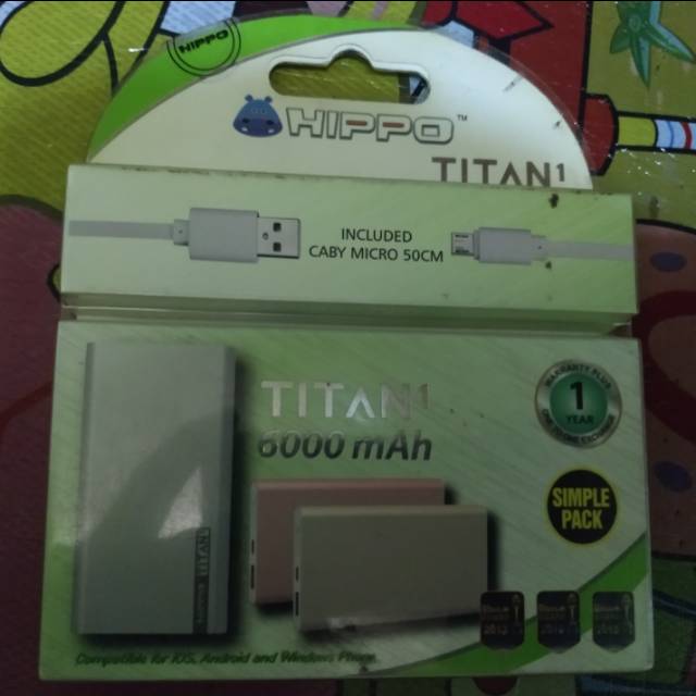 Power Bank Hippo 6000 mAh