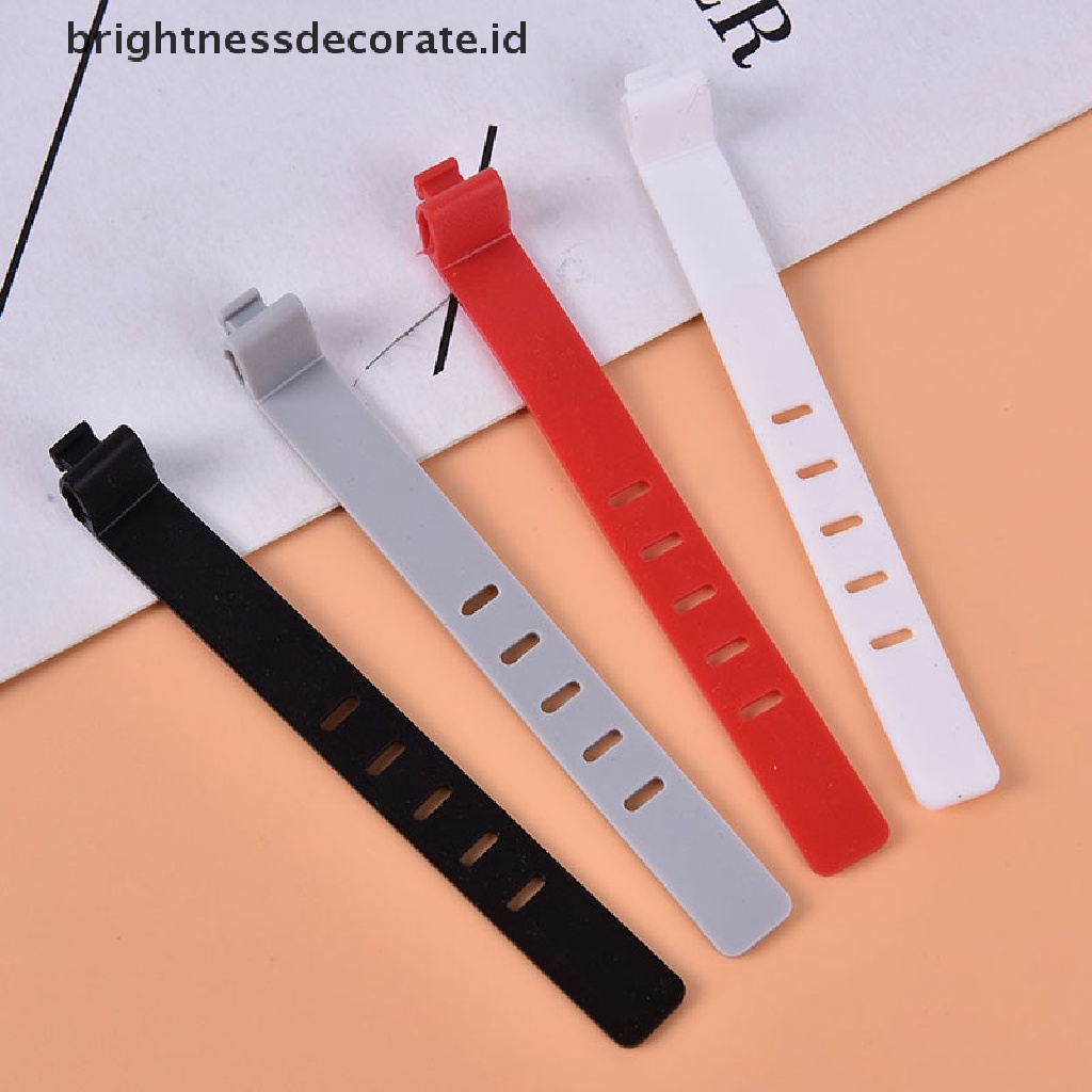 [birth] 2PCS Silicone Phone Data Cable Winder Earphone Clip Charger Organizer Cable Tie [ID]