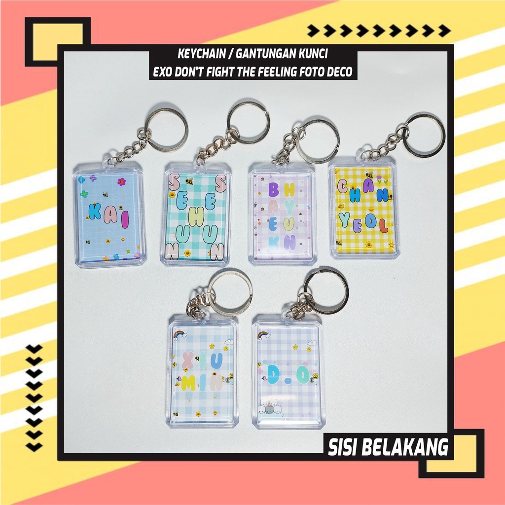 Gantungan Kunci / Keychain EXO Dont Fight The Feeling