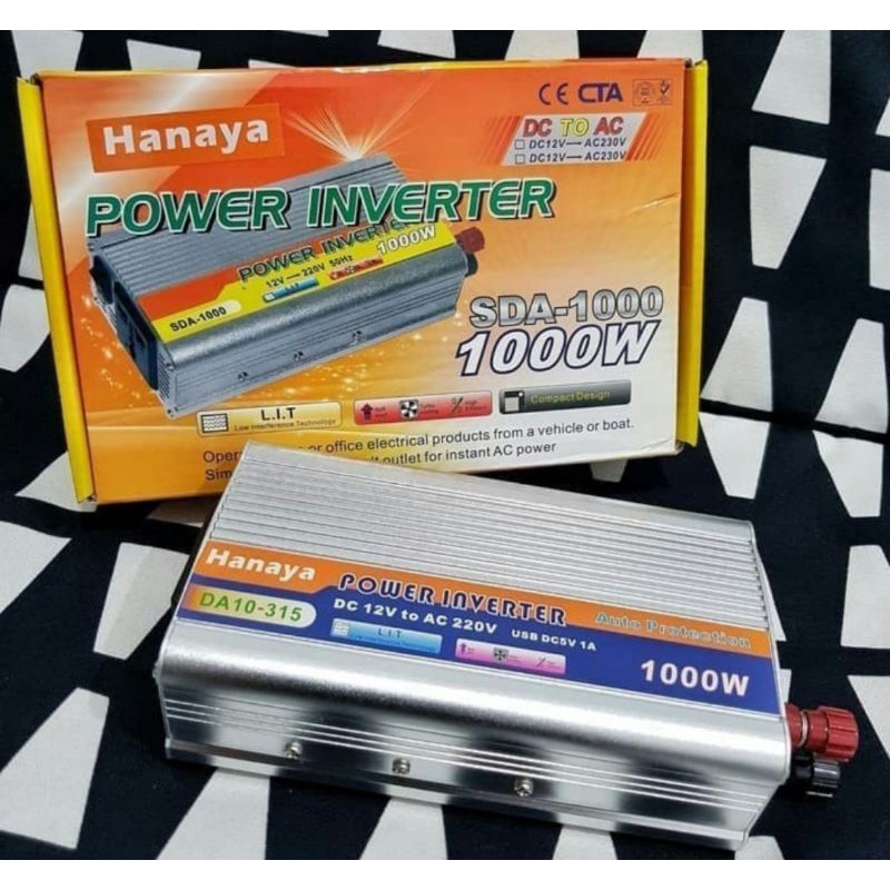 POWER INVERTER DC ke AC Aki listrik Serbaguna Daya Besaar 1000W