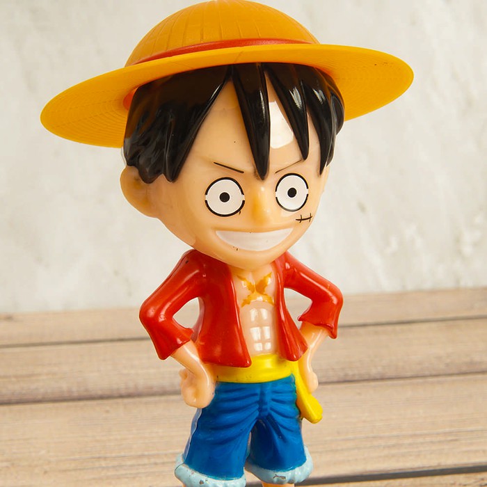 Super Sale! PAJANGAN DASHBOARD MOBIL ONE PIECE LUFFY BONEKA FIGURE MINIATUR