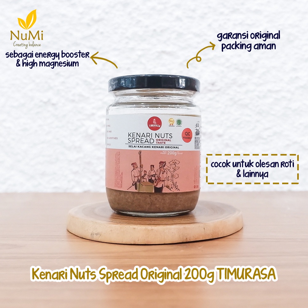 

200G Original Kenari Nut Spread Kenari Spread Selai Kacang Kenari - TIMURASA