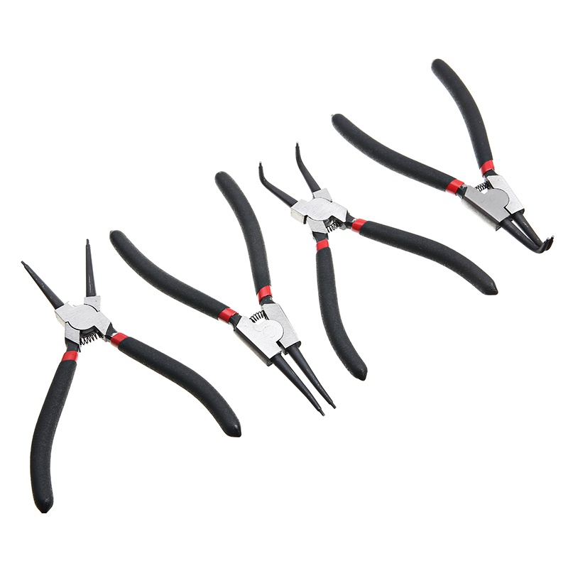 4pcs Circlip Pliers Pliers Set Tang Snap ring