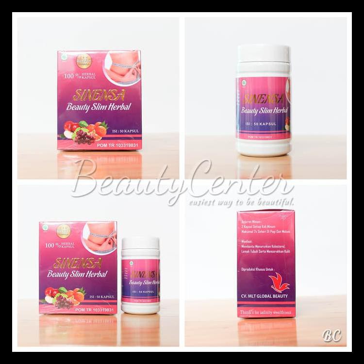 Promo Sinensa Kapsul + Tea Paket Sinensa Beauty Slim Herbal + Green Tea