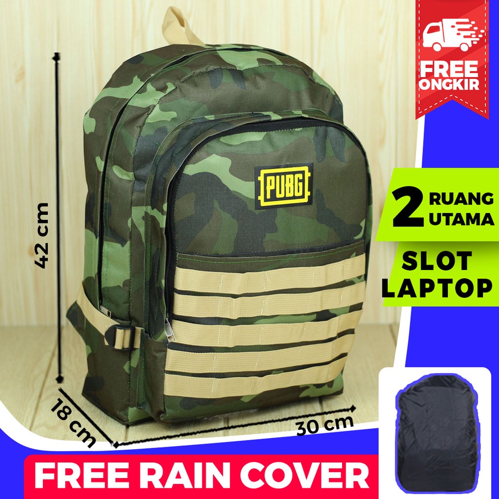 NEW!!! Tas Ransel Pria PUBG Tas Distro Kekinian Backpack Laki Laki Perempuan Unisex Murah Meriah