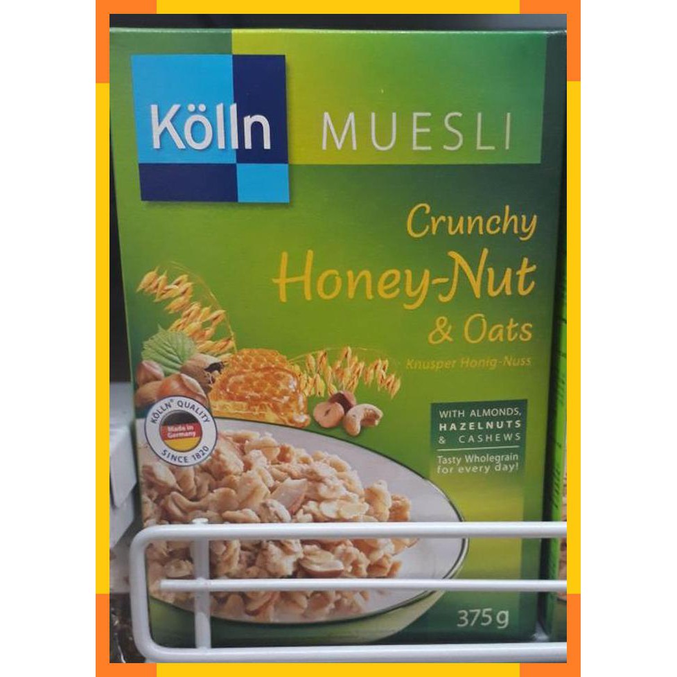 

Kölln Muesli honey-nuts & oats 375 gram