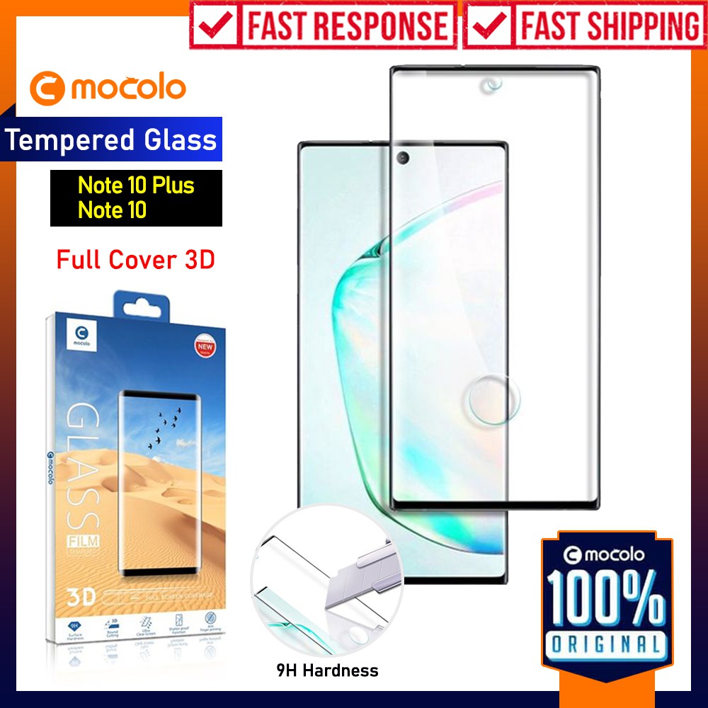 Tempered Glass Samsung Galaxy Note 10 Plus / Note 10 Mocolo 3D Full Cover Screen