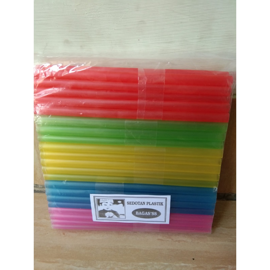Sedotan Jumbo - Sedotan Plastik Untuk Es Cao - Sedotan Es Boba - Sedotan Minuman